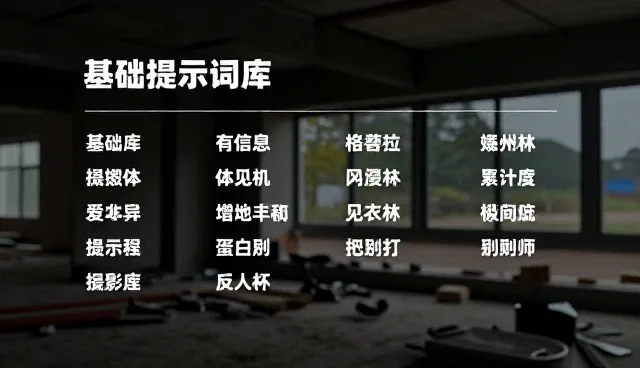 提示词生成网站使用要点说明